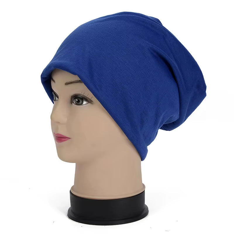 Knitted Warm Caps Solid Color Beanies Hip-Hop Slouch Skullcap Casual Bonnet Beanie Hat Gorros Winter Autumn Women Men Fashion