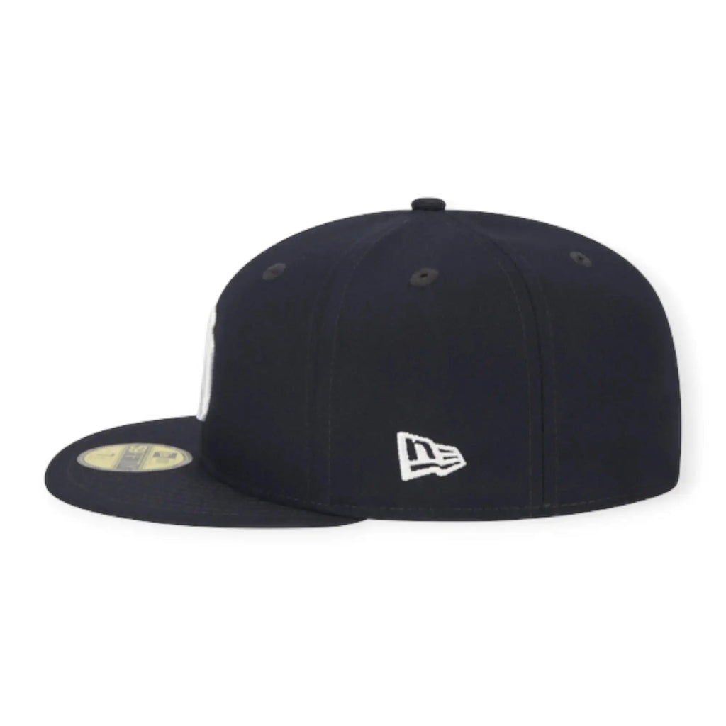 Men 59Fifty NY Yankees Evergreen Side Patch Fitted (Navy White)