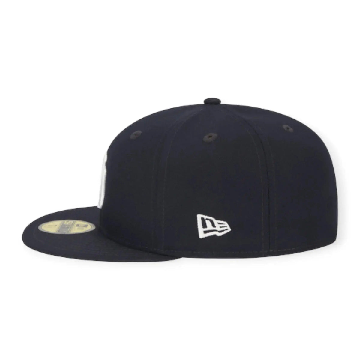 Men 59Fifty NY Yankees Evergreen Side Patch Fitted (Navy White)