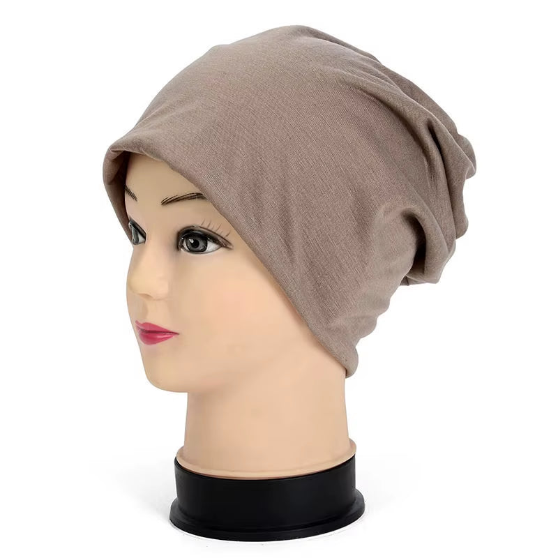 Knitted Warm Caps Solid Color Beanies Hip-Hop Slouch Skullcap Casual Bonnet Beanie Hat Gorros Winter Autumn Women Men Fashion
