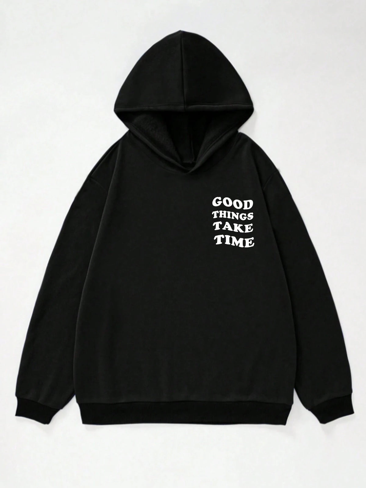Teen Boy Casual Sweatshirt with Floral Sketch & Letter Print, Street Style Graphic Pullover Sweatshirt Chic Autumn/Winter