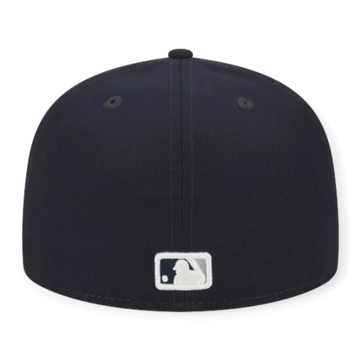 Men 59Fifty NY Yankees Evergreen Side Patch Fitted (Navy White)