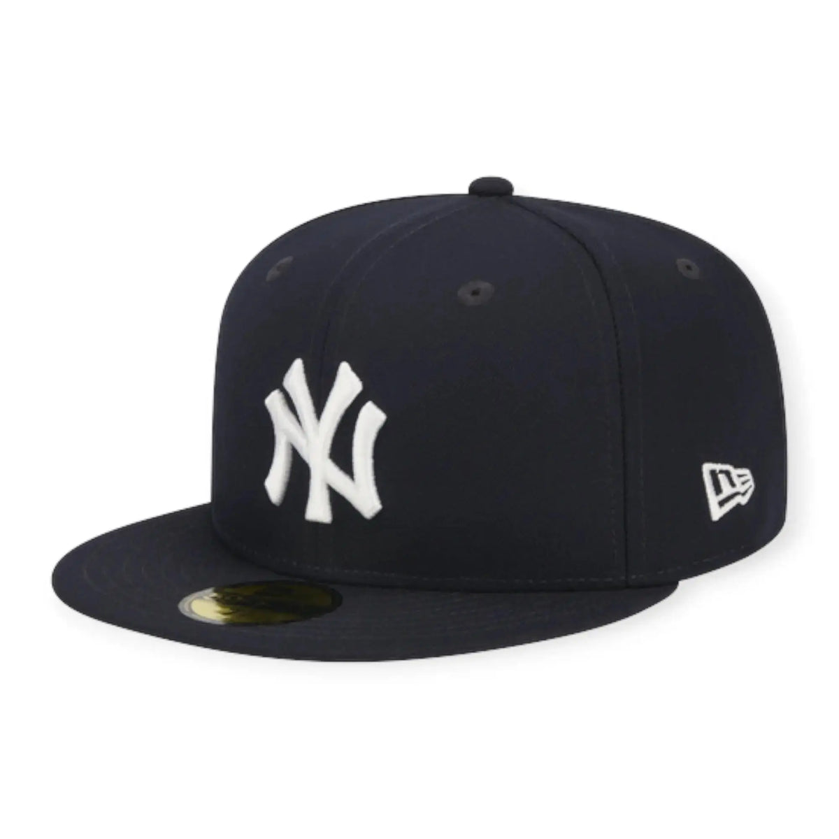 Men 59Fifty NY Yankees Evergreen Side Patch Fitted (Navy White)
